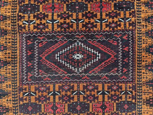 ANTIQUE BALUCH TRIBAL RUG SISTAN PROVINCE SOUTHEAST PERSIA - ADDITIONAL PHOTO 7