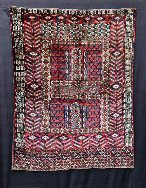 Antique Turkmen Engsi, Teke Tribes, Merv Oasis, Turkmenistan, Central Asia.