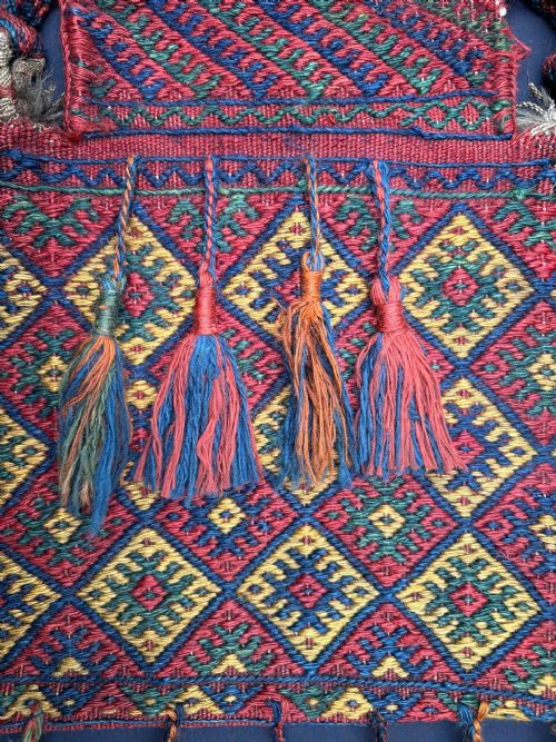 fig 1. Antique Kurdish Salt-Bag, Sanjabi Tribes, Kurdistan.