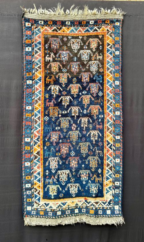 Antique Gabbeh, Luri Nomads, Luristan, Western Persia.