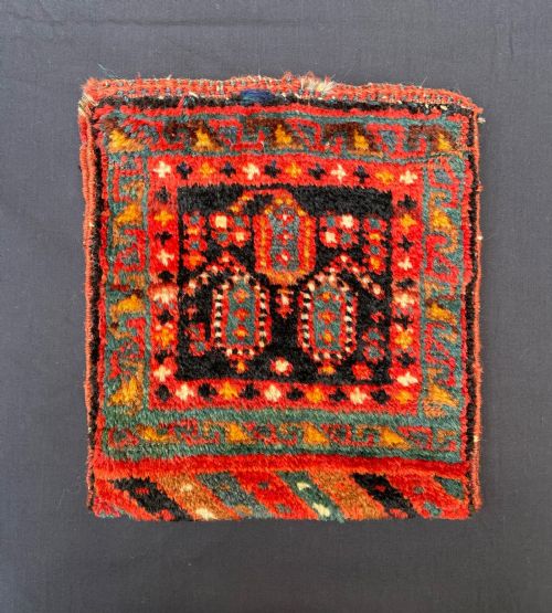 Antique Vanity-bag, Afshar Tribes, Kerman Province, Southern Persia.