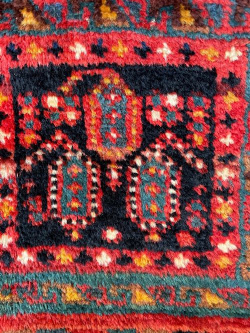 fig 1. Antique Vanity-Bag, Afshar Tribes, Kerman Province, Southern Persia.