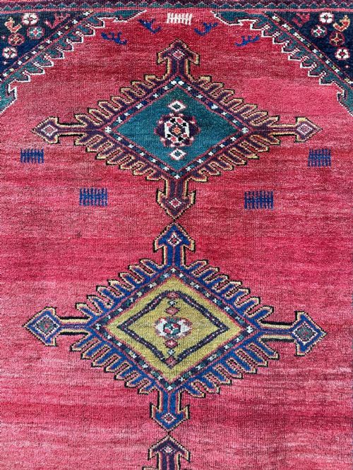 ANTIQUE CORRIDOR CARPET FERAGHAN NORTHWEST PERSIA - ADDITIONAL PHOTO 1