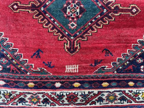 ANTIQUE CORRIDOR CARPET FERAGHAN NORTHWEST PERSIA - ADDITIONAL PHOTO 4
