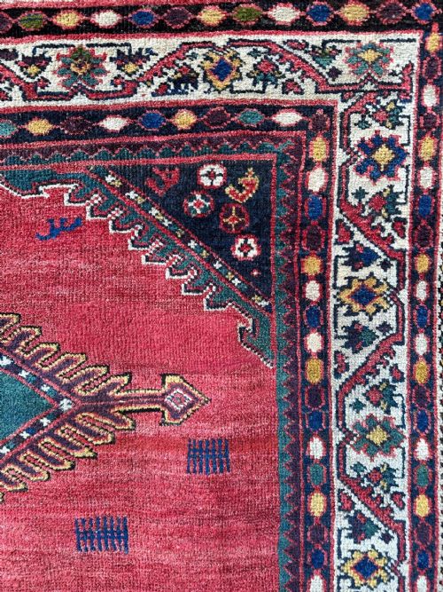 ANTIQUE CORRIDOR CARPET FERAGHAN NORTHWEST PERSIA - ADDITIONAL PHOTO 6
