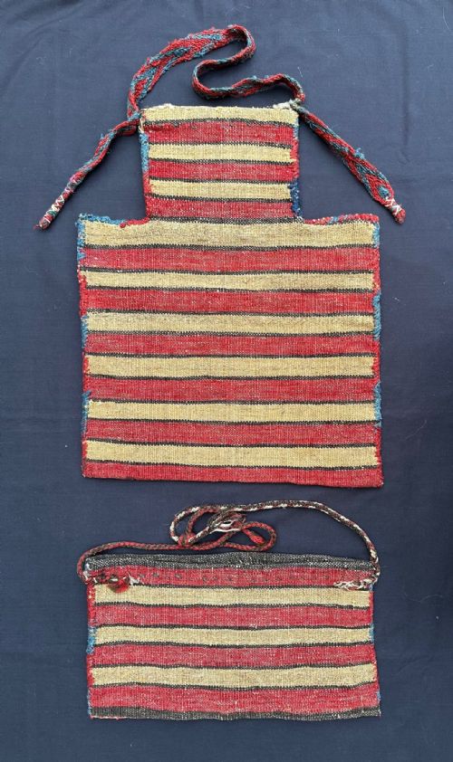 fig 1. Antique Pair of Salt-Bag & Vanity-Bag, Shahsevan Nomads of Qarabagh, Azerbaijan.