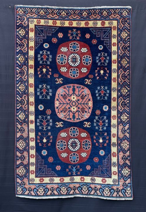 Antique Khotan Rug, Khotan, Eastern Turkistan.