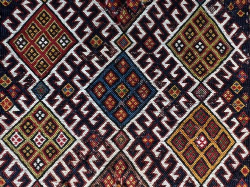 fig 1. Antique Vanity-Bag, Qashqa'i Kashkuli Nomads, Fars Province, South-West Persia.