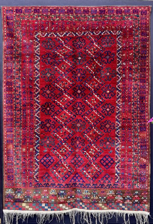 Antique Turkmen Engsi, Ersary Tribes, Middle Amu Darya Region, Turkmenistan, Central Asia.