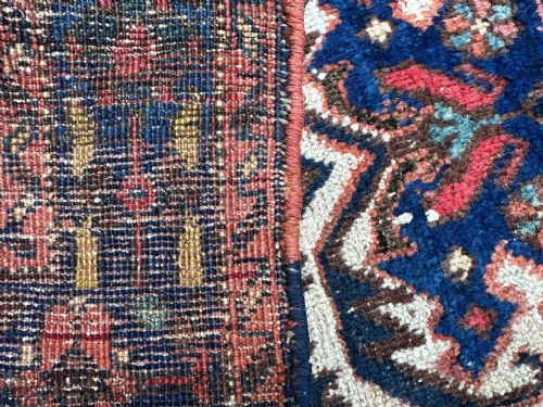 ANTIQUE AFSHAR TRIBAL RUG NEIRIZ REGION KERMAN PROVINCE SOUTH PERSIA - ADDITIONAL PHOTO 9