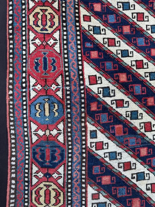 ANTIQUE PRAYERRUG GENDJE EASTERN CAUCASUS - ADDITIONAL PHOTO 3
