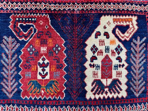 ANTIQUE AFSHAR VANITYBAG QORAB'I TRIBE BARDSIR REGION KERMAN PROVINCE SOUTH PERSIA - ADDITIONAL PHOTO 1