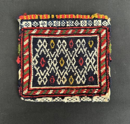 Antique Vanity-bag, Qashqa'i - Darrehshuri Tribe, Fars Province, South-west Persia.