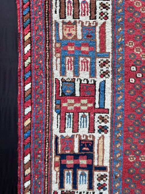 ANTIQUE AFSHAR RUG KERMAN PROVINCE SOUTHERN PERSIA - ADDITIONAL PHOTO 1