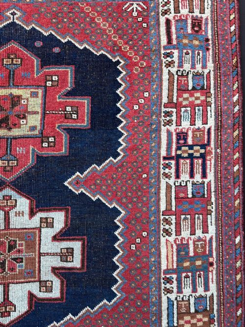 ANTIQUE AFSHAR RUG KERMAN PROVINCE SOUTHERN PERSIA - ADDITIONAL PHOTO 5