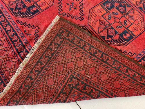 ANTIQUE TURKMEN CARPET ERSARY TRIBES MIDDLE AMUDARYA REGION TURKMENISTAN CENTRAL ASIA - ADDITIONAL PHOTO 6