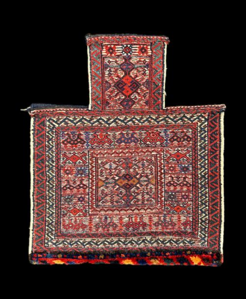 Antique Salt-bag, Bakhtiari Owlad Haj Ali Tribe, Haft Lang, the Chahar Mahal, Western Persia.