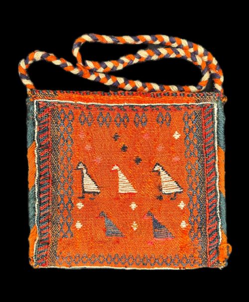 Antique Vanity-bag, Qashqa'i Confederacy, Darrehshuri Tayfeh, Fars Province, South-west Persia.