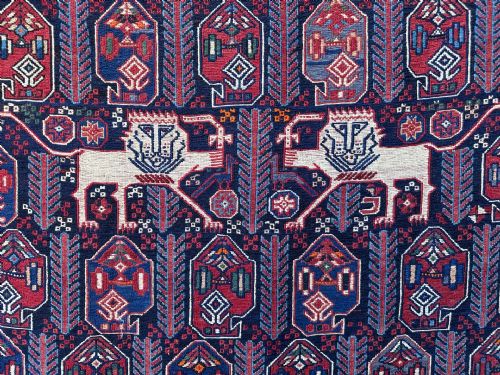 ANTIQUE SOUMAK AFSHAR TRIBES KERMAN PROVINCE SOUTH PERSIA - ADDITIONAL PHOTO 2
