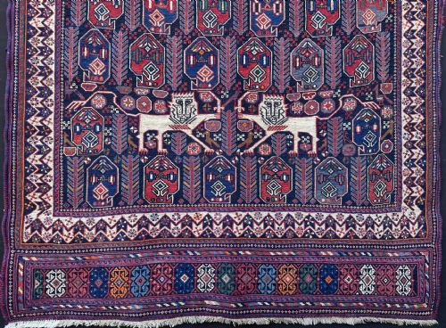 ANTIQUE SOUMAK AFSHAR TRIBES KERMAN PROVINCE SOUTH PERSIA - ADDITIONAL PHOTO 4