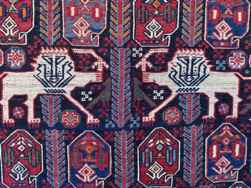 ANTIQUE SOUMAK AFSHAR TRIBES KERMAN PROVINCE SOUTH PERSIA - ADDITIONAL PHOTO 7