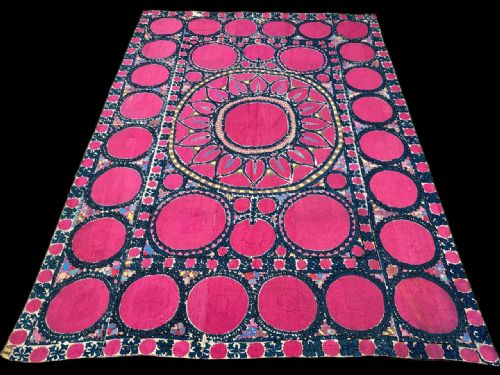 Antique Uzbek Suzani, Tashkent, Uzbekistan.