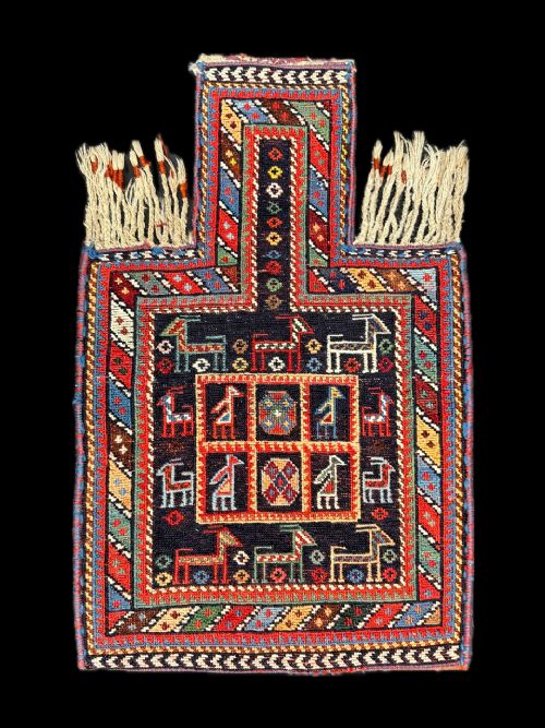 Antique Salt-bag, Afshar Tribes, Kerman Province, South Persia.