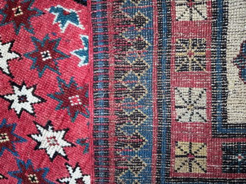 ANTIQUE CAUCASIAN CORRIDOR RUG TALYSH SOUTHEAST CAUCASUS - ADDITIONAL PHOTO 7