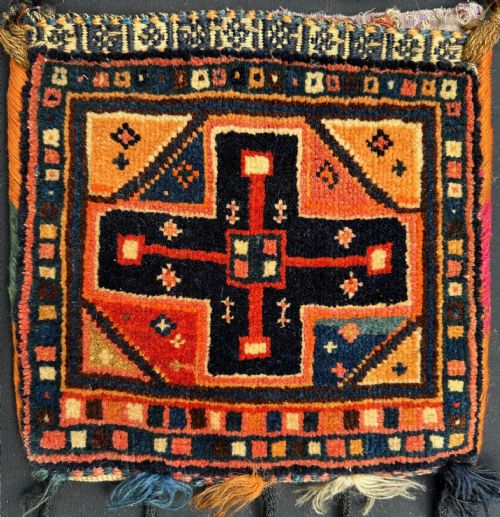 fig 1. Antique Vanity-Bag, Qashqa'i Confederacy, Kashkuli Tribe, Fars Province, South-West Persia.