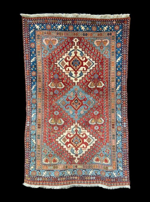 Antique Qashqa'i Tribal Rug, Fars Province, South-west Persia.