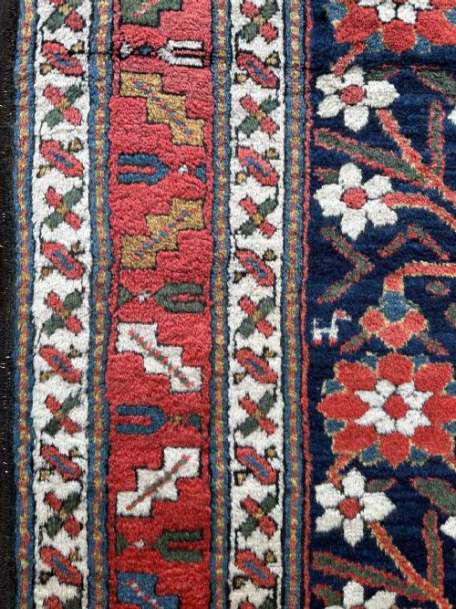 ANTIQUE BAKHTIARI RUG THE CHAHAR MAHAL REGION WESTERN PERSIA - ADDITIONAL PHOTO 3