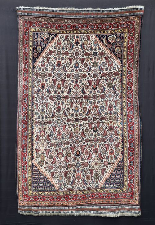 Antique Qashqa'i Khan Rug, Kashkuli Sub-tribe, Fars Province, South-west Persia.