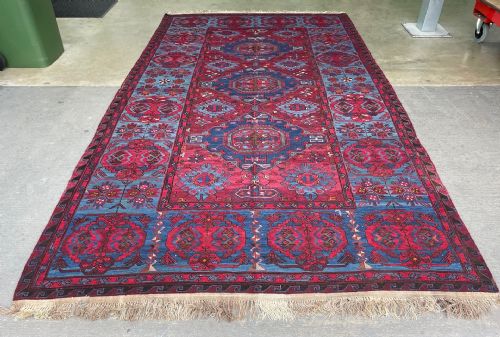 Antique Soumak Carpet, Lesghi Region, South Daghestan, Eastern Caucasus.