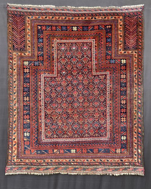 Antique Timuri Prayer-rug, Timuri Tribes, Borderlands of Eastern Persia / Western Afghanistan.