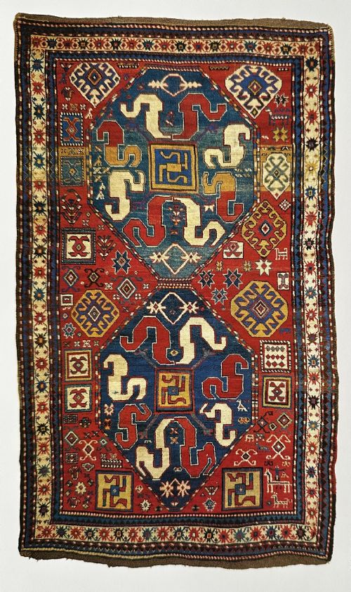 Antique Chondzoresk Rug, Karabagh Region, South-central Caucasus.