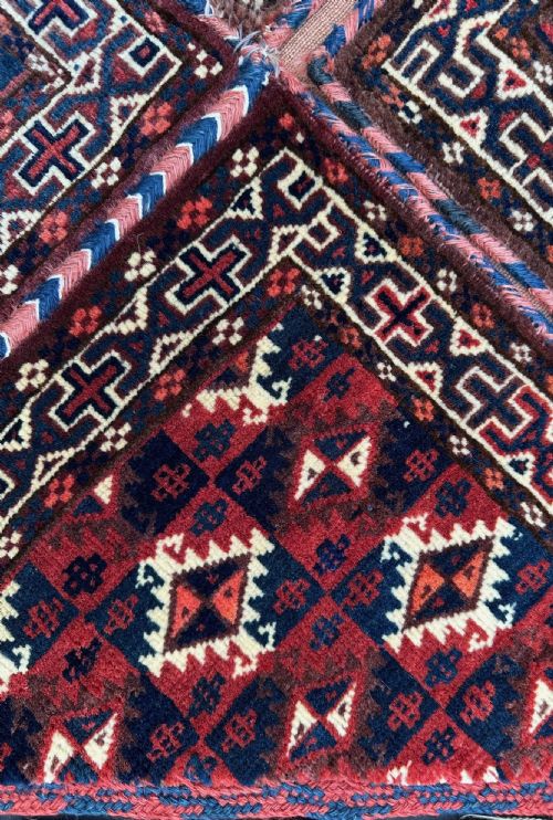 fig 3. Antique Turkmen Bukcha, Yomut Tribes, Trans-Caspian Steppes, Turkmenistan, Central Asia.