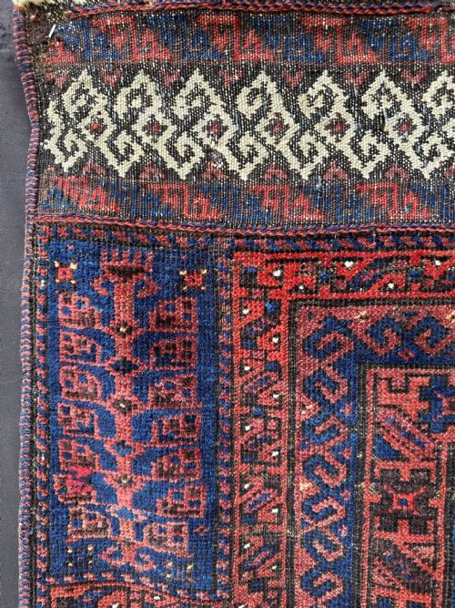 fig 1. Antique Timuri Prayer-Rug, Boruti Sub-Tribe, Khaf Valley, Borderlands of North-East Persia / North-West Afghanistan.