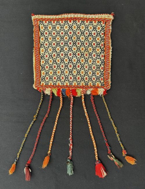 Antique Vanity-bag, Qashqa'i Confederacy, Darrehshuri Tayefeh, Fars Province, South-west Persia.
