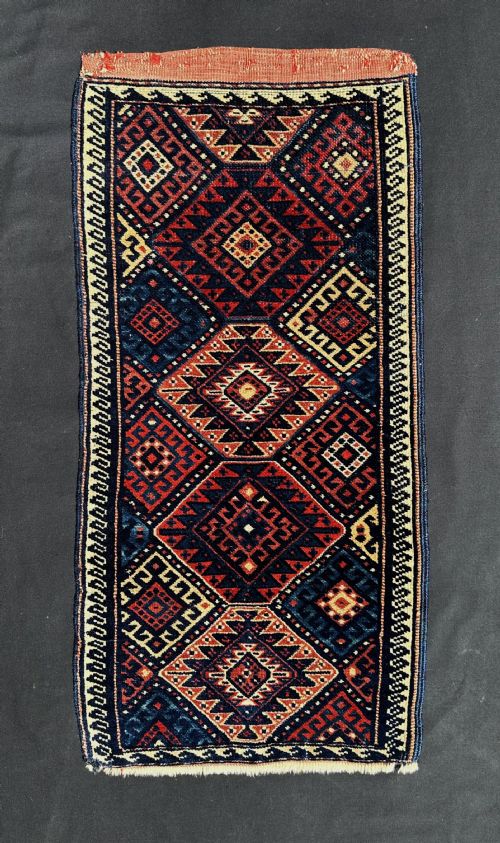 ANTIQUE BALISHTFACE PILLOW BAGFACE KORDI TRIBES QUCHAN REGION KHORASSAN PROVINCE NORTHEAST PERSIA