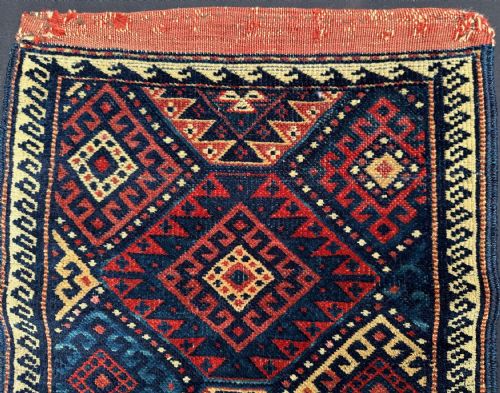 ANTIQUE BALISHTFACE PILLOW BAGFACE KORDI TRIBES QUCHAN REGION KHORASSAN PROVINCE NORTHEAST PERSIA - ADDITIONAL PHOTO 2