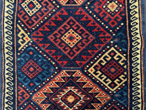 ANTIQUE BALISHTFACE PILLOW BAGFACE KORDI TRIBES QUCHAN REGION KHORASSAN PROVINCE NORTHEAST PERSIA - ADDITIONAL PHOTO 3