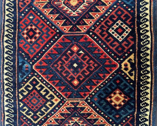ANTIQUE BALISHTFACE PILLOW BAGFACE KORDI TRIBES QUCHAN REGION KHORASSAN PROVINCE NORTHEAST PERSIA - ADDITIONAL PHOTO 5