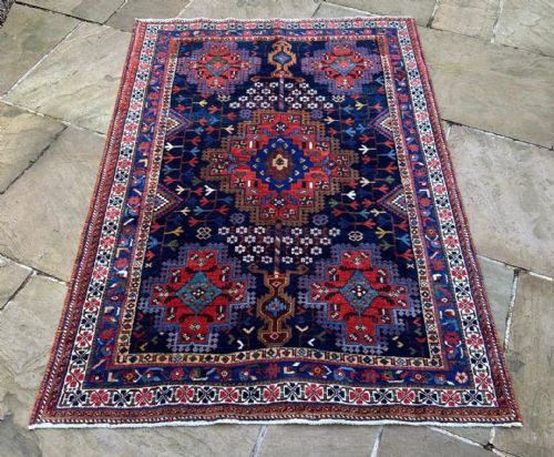 ANTIQUE AFSHAR RUG NEIRIZ REGION KERMAN PROVINCE SOUTH PERSIA - ADDITIONAL PHOTO 10
