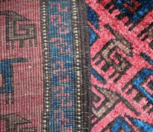 ANTIQUE BALUCH RUG BAHLULI SUBTRIBE KHORASSAN PROVINCE NORTHEAST PERSIA - ADDITIONAL PHOTO 6
