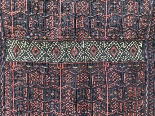 ANTIQUE TIMURI BREAD SOFREH SANGTSHULI TRIBE CHAKHANSUR REGION SOUTHWEST AFGHANISTAN - ADDITIONAL PHOTO 3