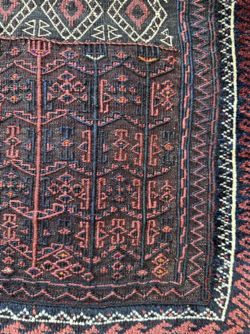ANTIQUE TIMURI BREAD SOFREH SANGTSHULI TRIBE CHAKHANSUR REGION SOUTHWEST AFGHANISTAN - ADDITIONAL PHOTO 4