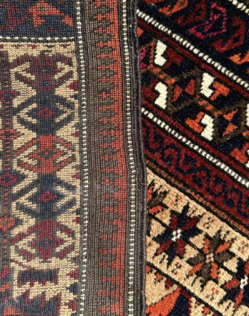 ANTIQUE TIMURI PRAYERRUG YAQOUB KHANI TRIBE BORDERLANDS OF NORTHEAST PERSIA NORTHWEST AFGHANISTAN - ADDITIONAL PHOTO 9