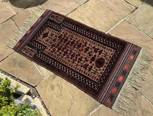 ANTIQUE TIMURI PRAYERRUG YAQOUB KHANI TRIBE BORDERLANDS OF NORTHEAST PERSIA NORTHWEST AFGHANISTAN - ADDITIONAL PHOTO 10