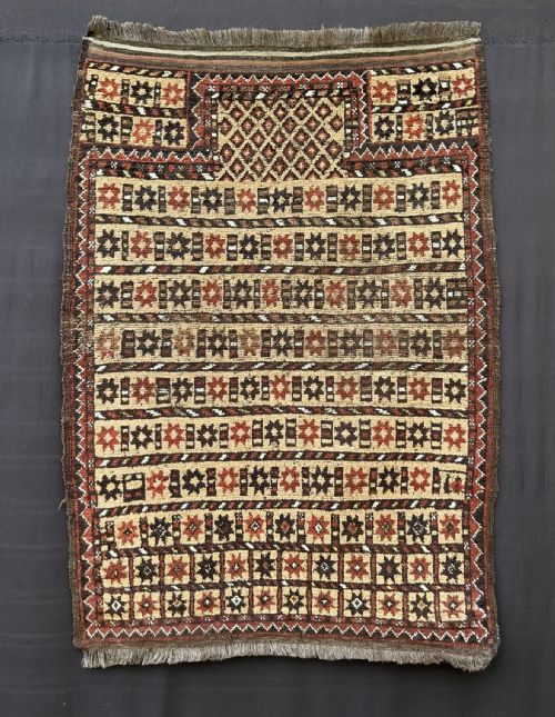 Antique Prayer-rug, Baluch Tribes of North-west Afghanistan.