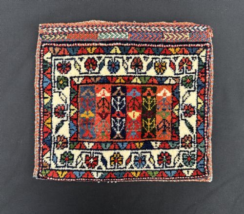Antique Vanity-Bag, Afshar Tribes, Kerman Province, South Persia.